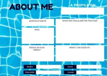 All About ME Profile cards / Get to know you - Team building, image 3
