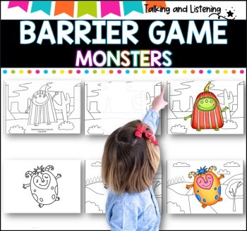 BARRIER GAME I Speech Therapy I SPED I Language skill development, image 3