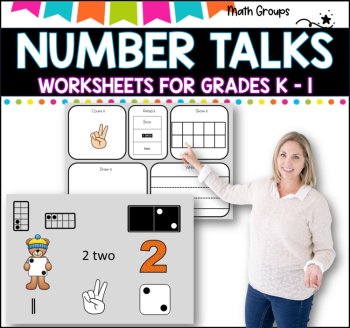 NUMBER TALKS I Grades k-1 I WORKSHEETS 1-20, image 2