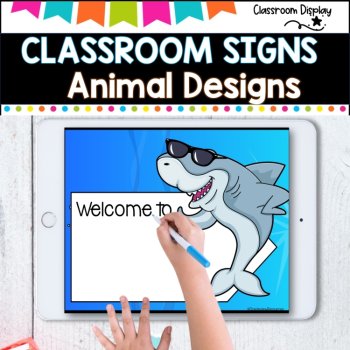 Editable Animal Sign  I Door Display I Classroom Decor, image 4