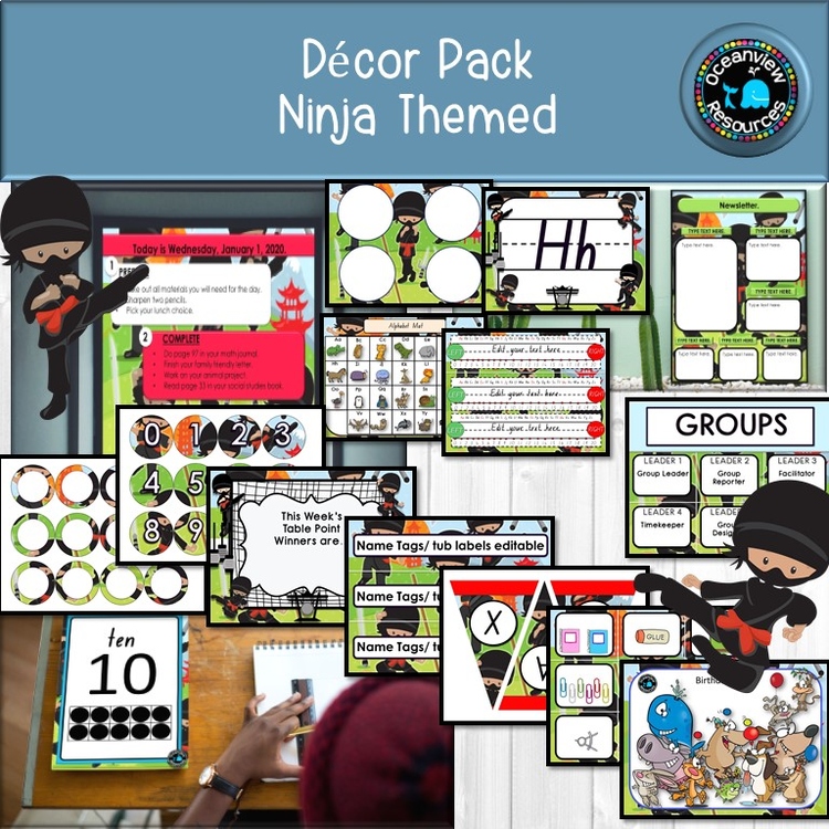 DECOR PACK -NINJA DESIGN