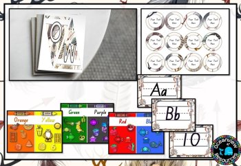 CLASSROOM DECOR I BOHO FEATHERS I labels, signs, posters and charts, image 2