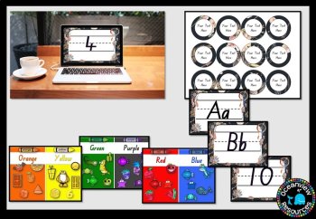CLASSROOM DECOR I BLACK BOHO DESIGN I labels, signs, posters and charts, image 2