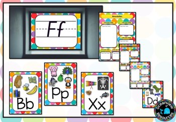 CLASSROOM DECOR I RAINBOW POLKADOT I labels, signs, posters and charts, image 2