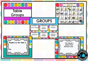 CLASSROOM DECOR I RAINBOW POLKADOT I labels, signs, posters and charts, image 4