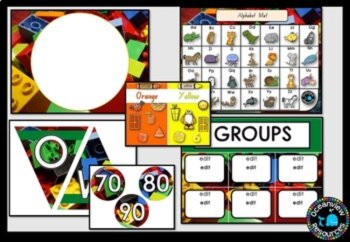 CLASSROOM DECOR I CONSTRUCTION BLOCKS I labels, signs, posters and charts, image 3
