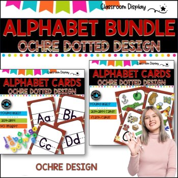 CLASSROOM DECOR l OCHRE DOTTED l  labels, signs, posters and charts, image 2