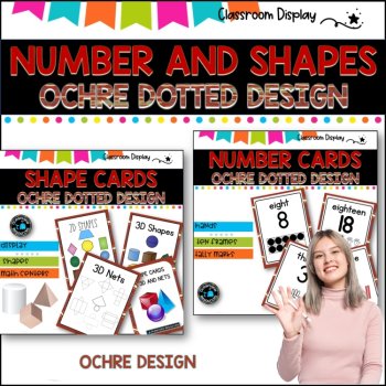 CLASSROOM DECOR l OCHRE DOTTED l  labels, signs, posters and charts, image 3