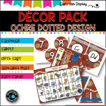 CLASSROOM DECOR l OCHRE DOTTED l  labels, signs, posters and charts, image 4