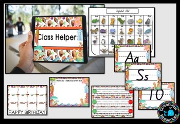 CLASSROOM DECOR I SEASHELLS I labels, signs, posters and charts, image 2