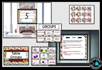 CLASSROOM DECOR I SEASHELLS I labels, signs, posters and charts, image 3