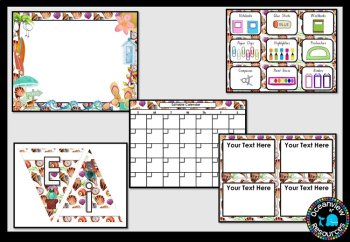 CLASSROOM DECOR I SEASHELLS I labels, signs, posters and charts, image 4