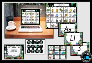 CLASSROOM DECOR I CACTUS - BLACK I labels, signs, posters and charts, image 2