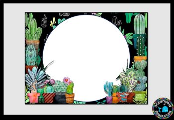CLASSROOM DECOR I CACTUS - BLACK I labels, signs, posters and charts, image 4