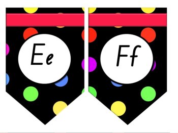 CLASSROOM DECOR I BLACK WITH SPOTS I labels, signs, posters and charts, image 3