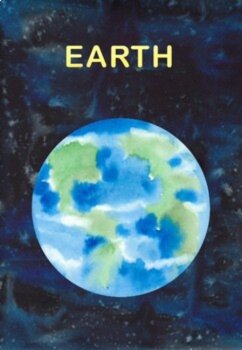 Planet Posters for Classroom use (Watercolour images), image 2