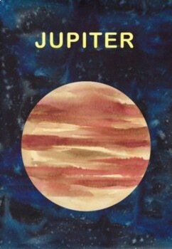 Planet Posters for Classroom use (Watercolour images), image 3