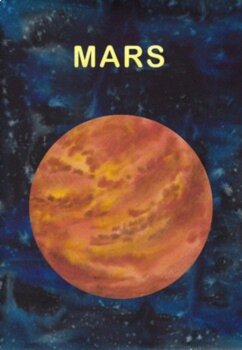 Planet Posters for Classroom use (Watercolour images), image 4
