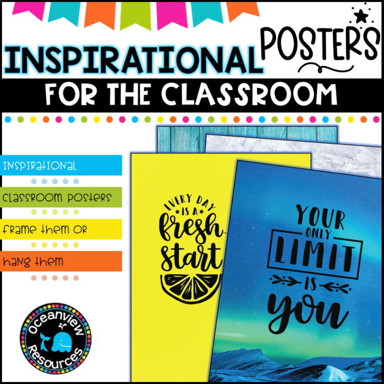 Inspirational Posters for Classroom use