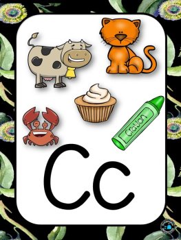 CLASSROOM DECOR I  EUCALYPTUS  BLACK I labels, signs, posters and charts, image 2