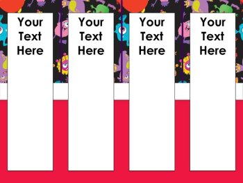 CLASSROOM DECOR I RED-MONSTER I labels, signs, posters and charts, image 4