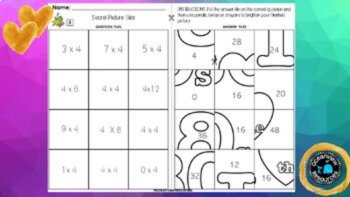 Secret Picture Tiles- Multiplication facts 2-7, image 3