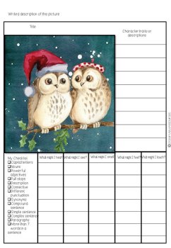 Christmas Writing Templates with stimulus pictures-Portrait 2, image 3
