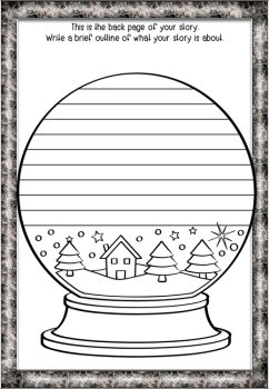 Christmas Writing Templates with stimulus pictures-Portrait 2, image 4