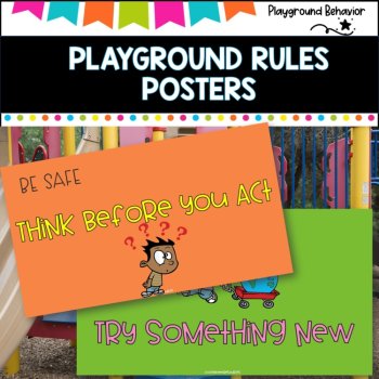 Safety Playground Posters- Outdoor play., image 2