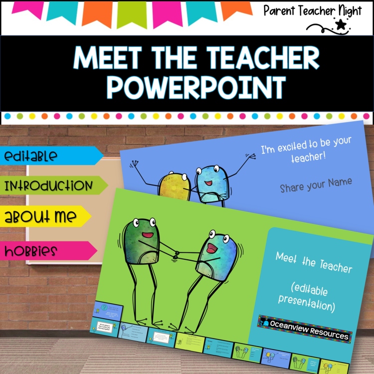 Meet the Teacher-Editable powerpoint