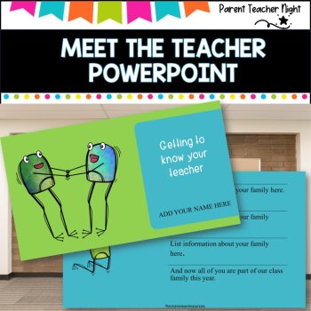 Meet the Teacher-Editable powerpoint, image 2