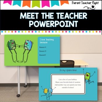 Meet the Teacher-Editable powerpoint, image 3