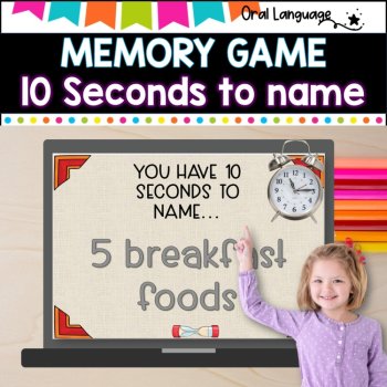 Memory Game l think fast - talk fast l ten seconds to name, image 2