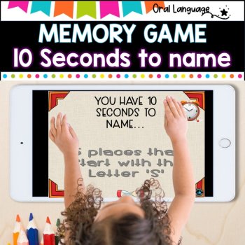 Memory Game l think fast - talk fast l ten seconds to name, image 3