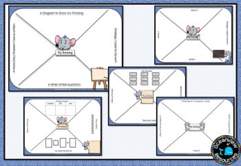 Mouse Math THINKBOARDS- What is the question?- Numbers 30-90, image 2