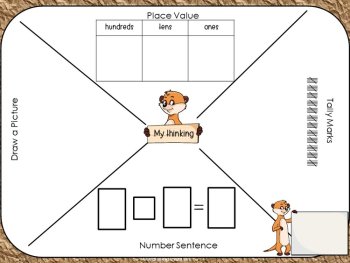 Meerkat Math THINKBOARDS- What is the question?- Numbers less than 30, image 4