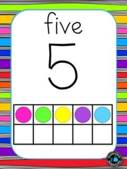 2D, 3D and Alphabet Posters - Rainbow Striped Design, image 2
