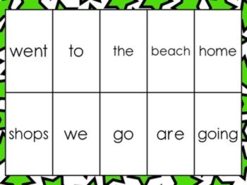 High Frequency Words and initial sounds.  SET  4 l Sight Word Practice, image 2
