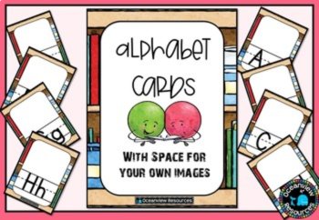 Classroom Themed Alphabet Posters with no picture clues., image 2