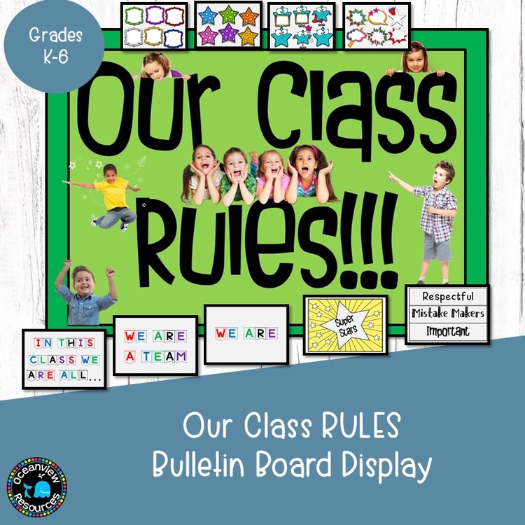 Classroom Agreements and Mindset- Bulletin Board display
