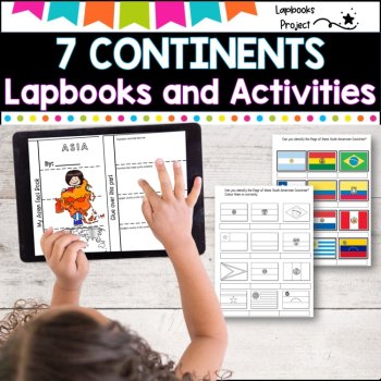 7 Continents of the World- Lapbooks and activities, image 2