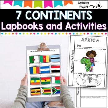 7 Continents of the World- Lapbooks and activities, image 3