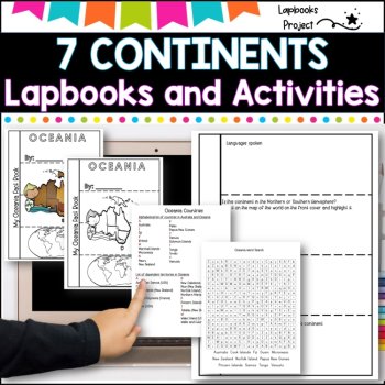 7 Continents of the World- Lapbooks and activities, image 4