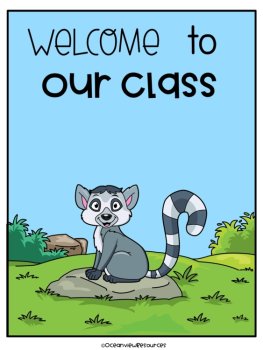 Lemur Design Door Poster, image 3