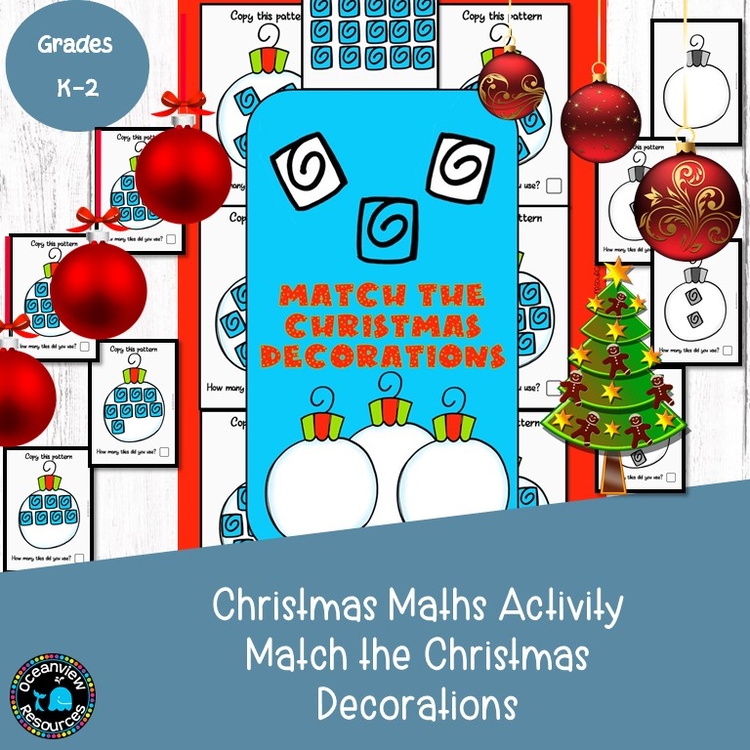Christmas Maths- Decorate the Christmas Decorations