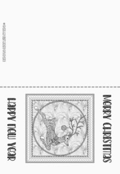 Christmas ZEN cards for colouring., image 3