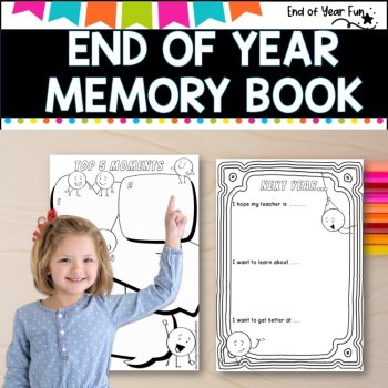 End of Year Memory Book-primary grades keepsake, image 2