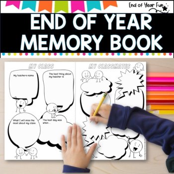 End of Year Memory Book-primary grades keepsake, image 3