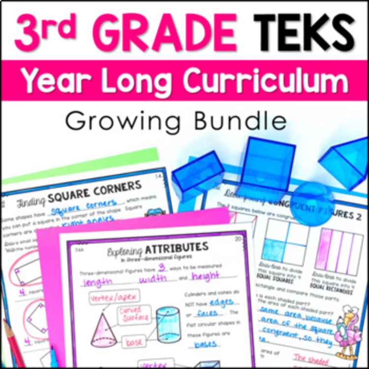 3rd Grade Math Curriculum - 3rd Grade Math TEKS - Prepare for Math STAAR 2.0