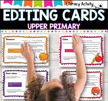 Revising and Editing Prompt Cards - Upper Primary, image 2